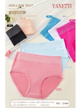 Majtki damskie, size 2-4xl paczka 24szt ,mix kolor