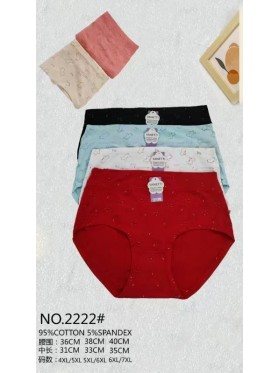 Majtki damskie, size 4-7xl paczka 24szt ,mix kolor