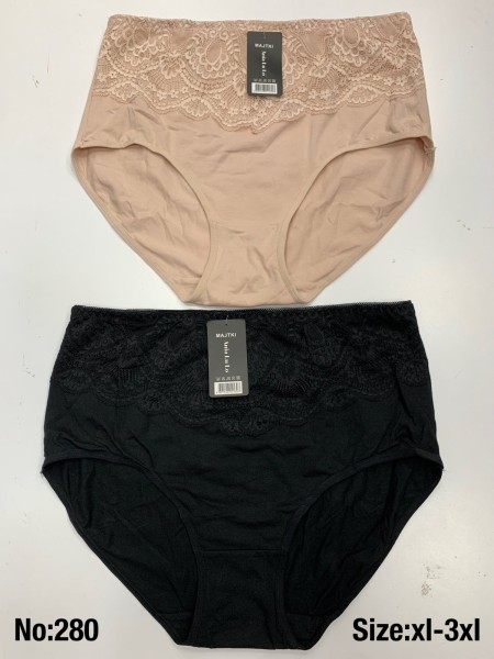 Majtki damskie, size xl-3xl paczka 24szt ,mix kolor
