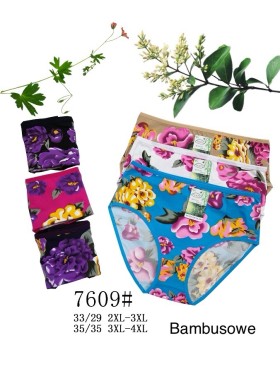 Majtki damskie, size 2-4xl paczka 24szt ,mix kolor