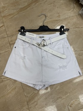 Spódnica krótka jeansowa damska ,size 34-42, paczka 12szt,