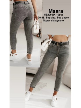 Jeansy damskie M'sara, size 29-38 paczka 10szt,