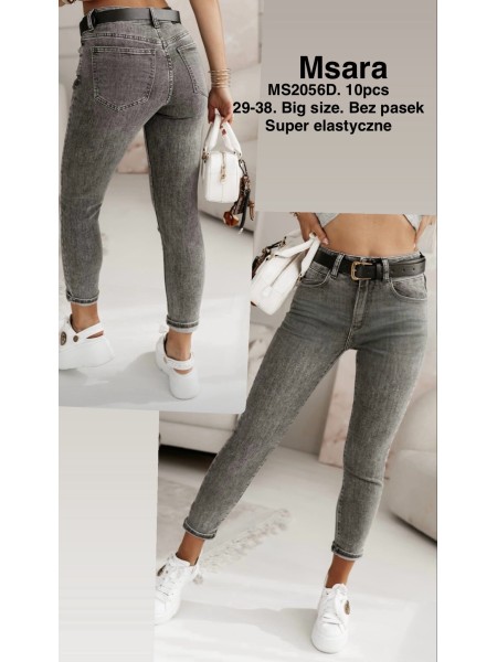 Jeansy damskie M'sara, size 29-38 paczka 10szt,