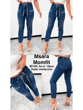 Jeansy damskie M'sara, size XS-XL paczka 10szt,