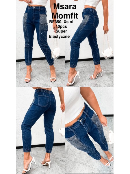 Jeansy damskie M'sara, size XS-XL paczka 10szt,