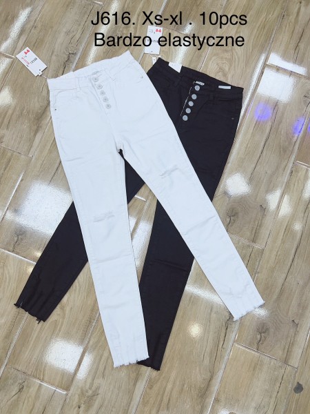 Jeansy damskie , size XS-XL paczka 10szt,