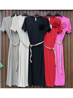 Sukienki damskie wloskie , Size uni,paczka 6szt,mix kolor