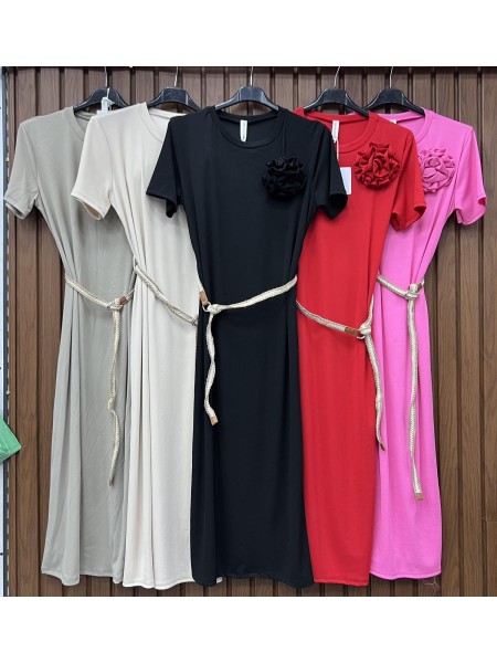 Sukienki damskie wloskie , Size uni,paczka 6szt,mix kolor