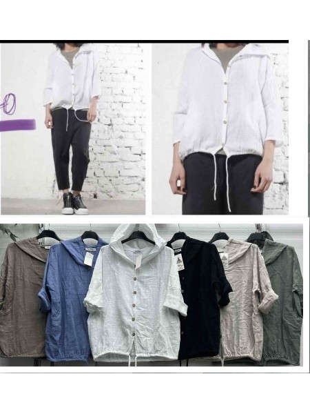 Bluzki   damskie wloskie , Size uni,paczka 6szt,mix kolor