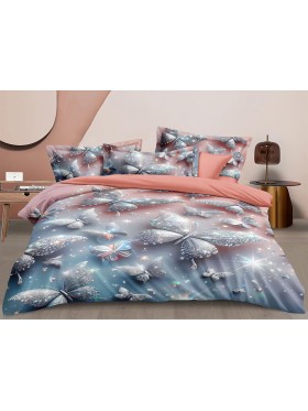 Komplet pościeli 100% satyna - bawełna 5D 3 Częściowy  Rozmiar : 160/200cm
