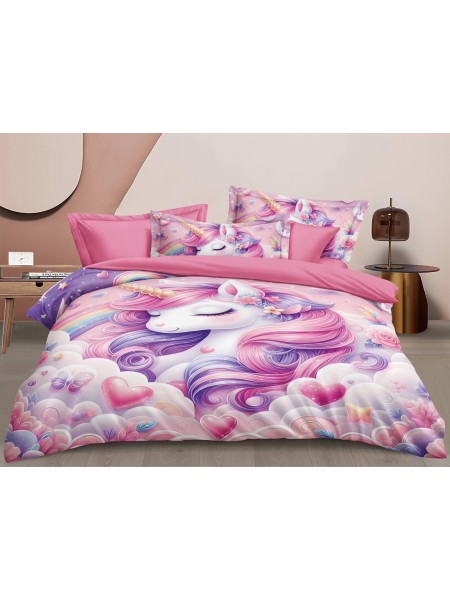 Komplet pościeli 100% satyna - bawełna 5D 3 Częściowy  Rozmiar : 160/200cm