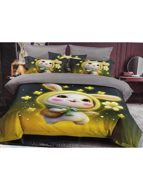 Komplet pościeli 100% satyna - bawełna 5D 3 Częściowy  Rozmiar : 160/200cm