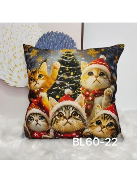 Nowy poszewki velu świąteczny 40*40cm, paczka:10szt