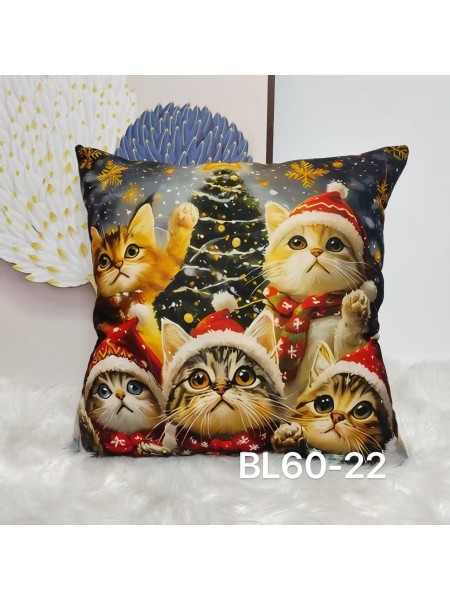 Nowy poszewki velu świąteczny 40*40cm, paczka:10szt