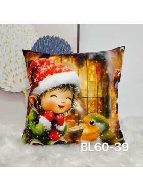 Nowy poszewki velu świąteczny 40*40cm, paczka:10szt