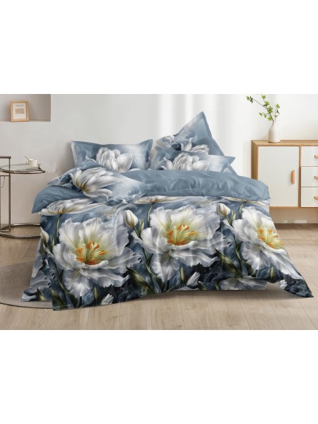 Komplet pościeli 5D 100% satyna - bawełna  4 Częściowy  Rozmiar : 200/220cm
