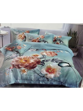 Komplet pościeli 5D 100% satyna - bawełna  4 Częściowy  Rozmiar : 200/220cm