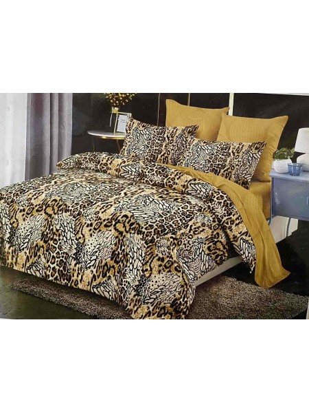 Komplet pościeli 5D 100% satyna - bawełna  4 Częściowy  Rozmiar : 200/220cm