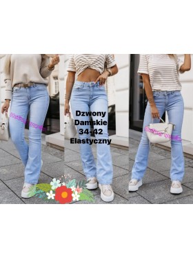 Jeansy damskie , size 34-42 paczka 10szt,