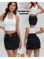 Spódnica krótka jeansowa damska ,size XS-XL, paczka 10szt,