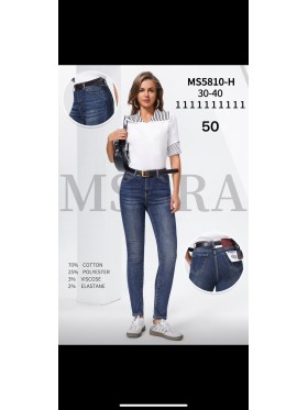 Jeansy damskie M'sara, size 30-40 paczka 10szt,