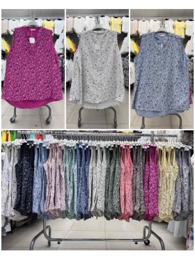Bluzki   damskie wloskie , Size uni,paczka 6szt,mix kolor