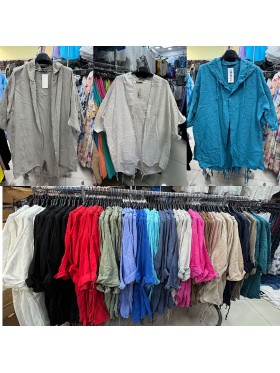 Bluzki   damskie wloskie , Size uni,paczka 6szt,mix kolor