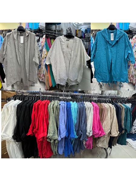 Bluzki   damskie wloskie , Size uni,paczka 6szt,mix kolor