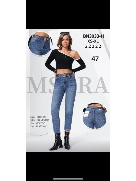 Jeansy damskie M'sara, size XS-XL paczka 10szt,