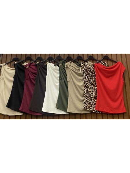 Bluzki   damskie wloskie , Size uni,paczka 6szt,mix kolor