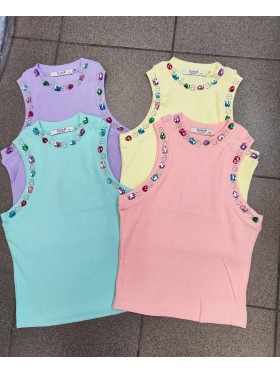 Bluzki damskie , Size uni,paczka 6szt,mix kolor