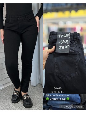 Jeansy damskie , size 50-60 paczka 10szt,