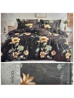 Komplet pościeli 100% satyna - bawełna 4 Częściowy Rozmiar : 200/220cm