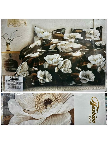Komplet pościeli 100% satyna - bawełna 4 Częściowy Rozmiar : 200/220cm