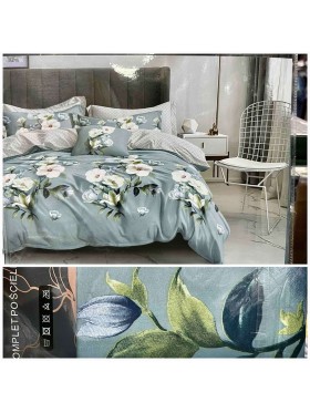 Komplet pościeli 100% satyna - bawełna 4 Częściowy Rozmiar : 200/220cm