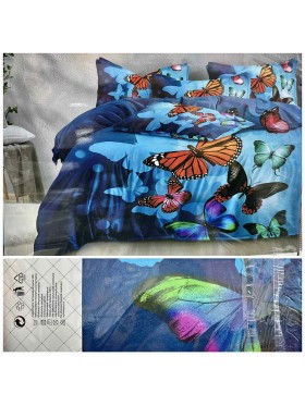 Komplet pościeli 100% satyna - bawełna 4 Częściowy Rozmiar : 160/200cm