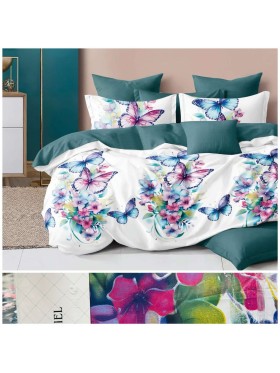 Komplet pościeli 100% satyna - bawełna 4 Częściowy Rozmiar : 160/200cm
