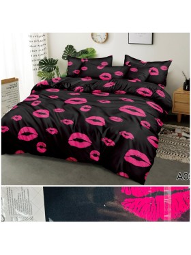 Komplet pościeli 100% satyna - bawełna 4 Częściowy Rozmiar : 160/200cm