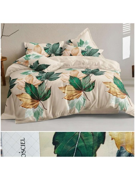 Komplet pościeli 100% satyna - bawełna 4 Częściowy Rozmiar : 160/200cm