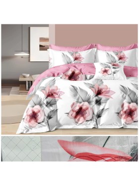 Komplet pościeli 100% satyna - bawełna 4 Częściowy Rozmiar : 160/200cm