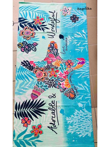 Ręczniki Plażowe Mikrofibra Rozmiar 80/150cm, Paczka 12 szt mix losowo