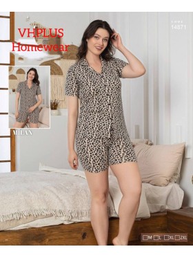 Piżama  damskie tureckie , Size m-2xl,paczka 8szt,1kolor