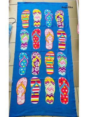 Ręczniki Plażowe Mikrofibra Rozmiar 80/150cm, Paczka 12 szt mix losowo