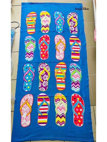 Ręczniki Plażowe Mikrofibra Rozmiar 80/150cm, Paczka 12 szt mix losowo