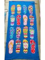 Ręczniki Plażowe Mikrofibra Rozmiar 80/150cm, Paczka 12 szt mix losowo