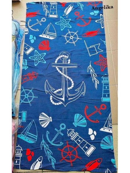 Ręczniki Plażowe Mikrofibra Rozmiar 80/150cm, Paczka 12 szt mix losowo