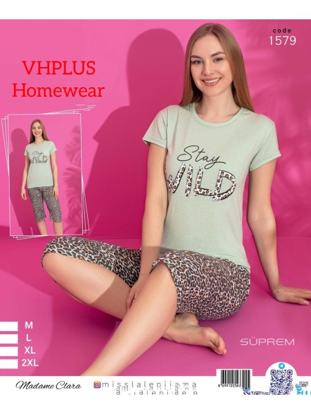 Piżama  damskie tureckie , Size m-2xl,paczka 8szt,1kolor