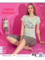 Piżama  damskie tureckie , Size m-2xl,paczka 8szt,1kolor