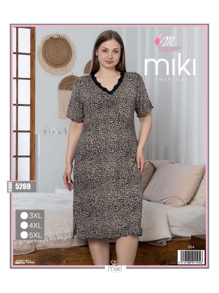 Koszule nocne  damskie tureckie , Size 3xl-5xl,paczka 9szt,1kolor