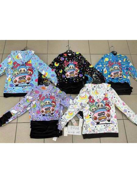 Bluza dzieciece wloski 6-16 lat, paczka 6szt,1 kolor